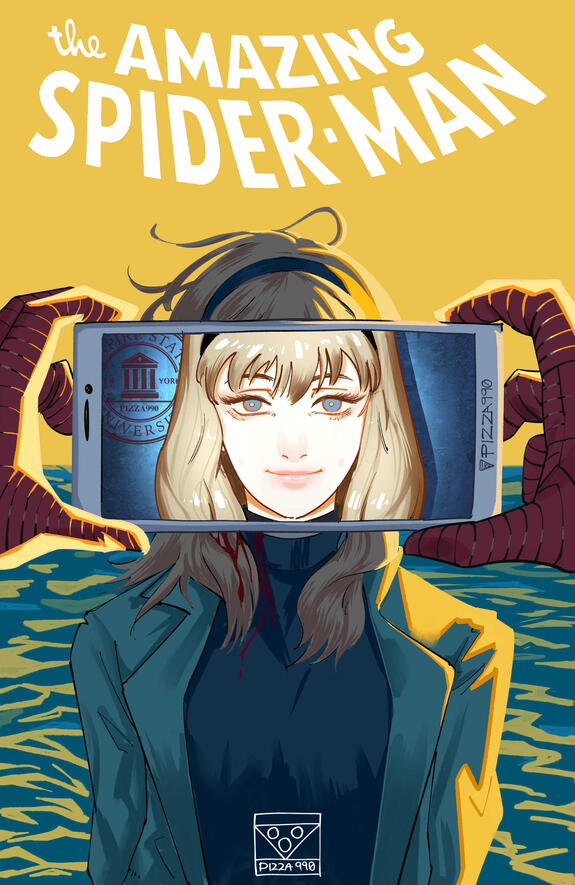 Goodbye, Gwen Stacy (Heavily inspired by Tatsuki Fujimoto's "Goodbye, Eri" cover art)