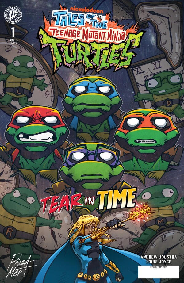 My variant cover for Tales of the Teenage Mutant Ninja Turtles: Tear in Time #1